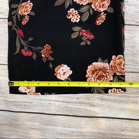 XHILARATION Wide Leg Floral Pants XS - Picture 15 of 16